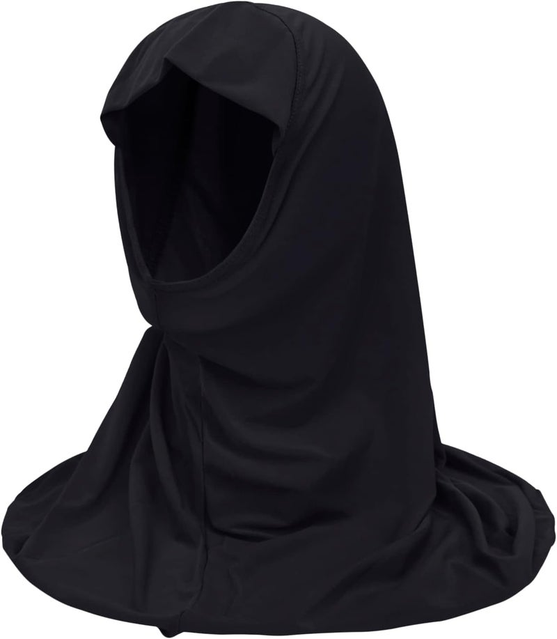 NICEYST Girls Instant Hijab Muslim Arab Scarf Shawls Neck Wrap Kids Islamic Solid Color Headscarf Turban for 7-12 Years Old - Image 1